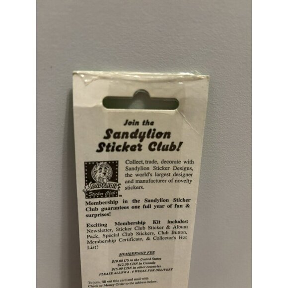 Vintage Sandylion Prismatic Tropical Fish Stickers Sealed Sheet Micro Aquarium - Picture 5 of 5